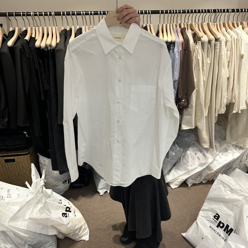 LE BUTTER韓國直郵女裝新品人氣推薦熱賣26春夏襯衫蕾絲衫LE BUTTER襯衫/蕾絲衫圖色1