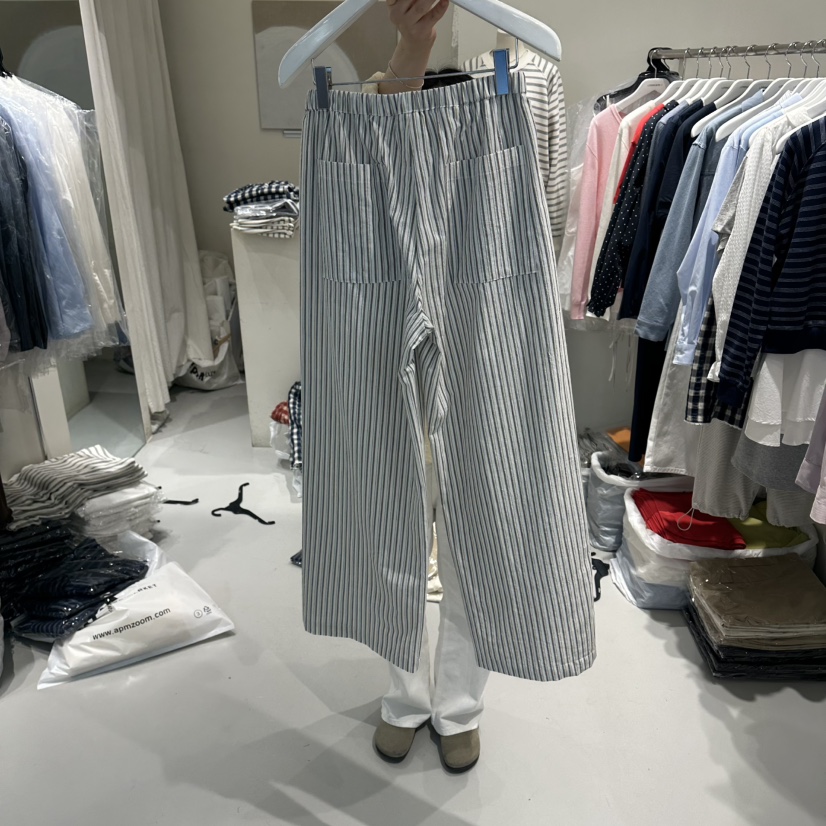 LORING RE I韓國直郵實拍女士新款26春夏職業休閑褲兔子LORING RE-I/BARE休閑褲