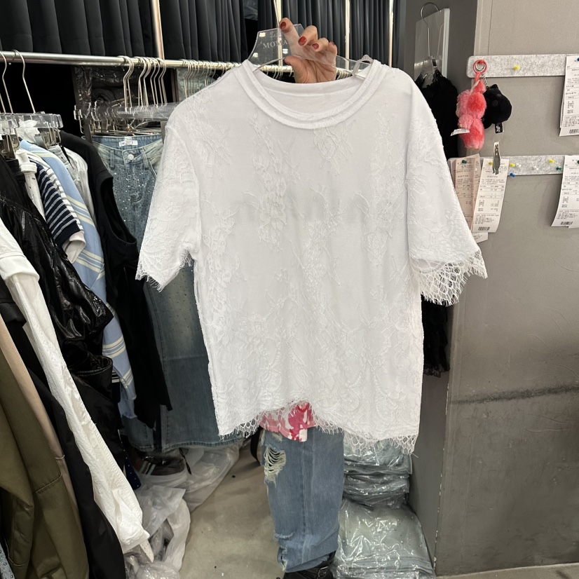 MOMAZU韓國直郵女裝新款職業推薦時尚人氣熱賣26春夏T恤兩面穿MOMAZUT恤圖色3