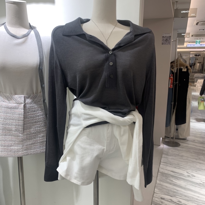 BY BOMI韓國直郵女士新款人氣職業時尚26春夏休閑針織衫BY BOMI針織衫圖色2