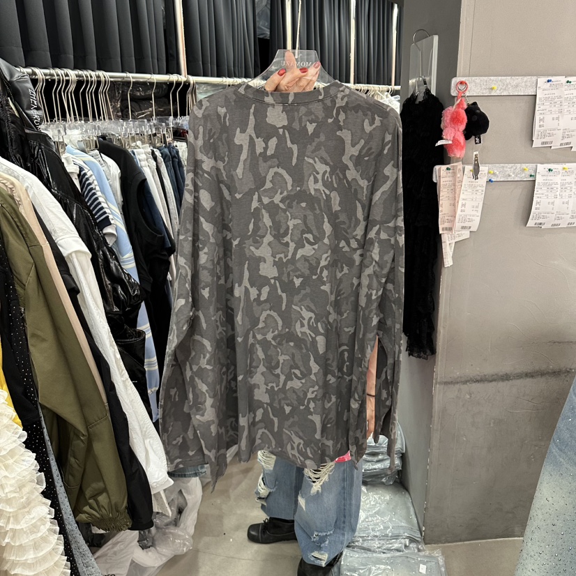 MOMAZU韓國東大門直郵女士新款職業熱賣26春夏人氣長袖T恤MOMAZU長袖T恤