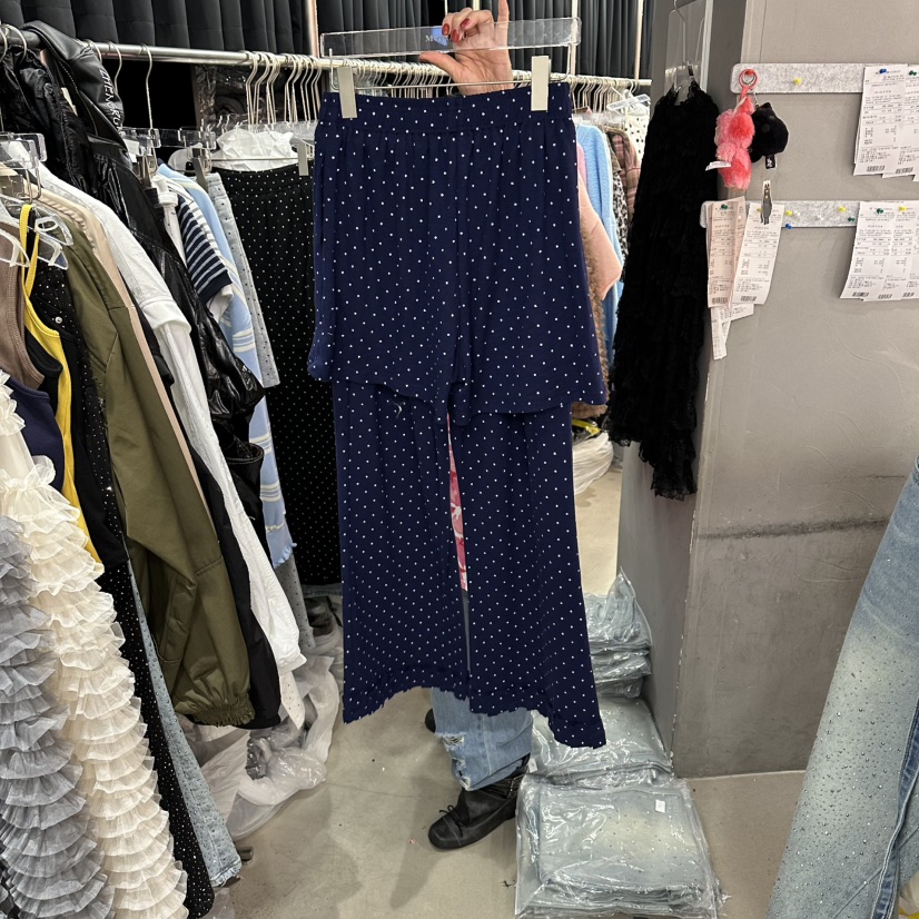 MOMAZU韓國直郵女士新品人氣時尚26春夏熱賣職業推薦裙褲MOMAZU裙褲圖色2深藍色