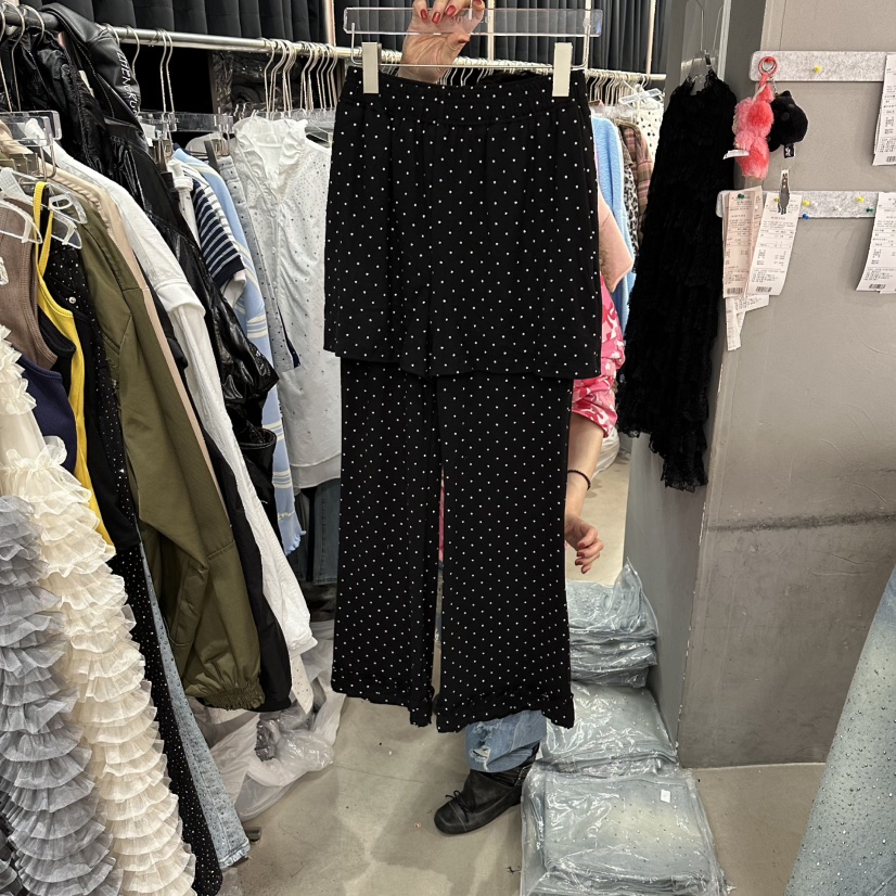 MOMAZU韓國直郵女士新品人氣時尚26春夏熱賣職業推薦裙褲MOMAZU裙褲圖色3黑色