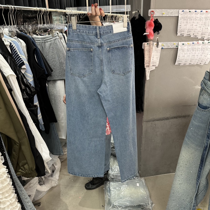 MOMAZU韓國東大門代購女裝新品時尚人氣熱賣推薦牛仔褲復古MOMAZU牛仔褲