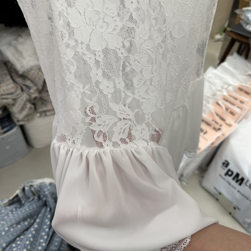 CORNER韓國東大門直郵女士新品推薦職業連衣裙不對稱蕾絲CORNER.302連衣裙