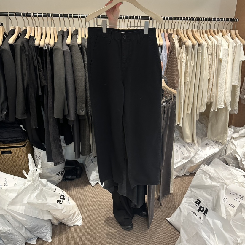 LE BUTTER韓國直郵實拍女士新品時尚推薦人氣職業休閑短褲LE BUTTER短褲圖色3黑色