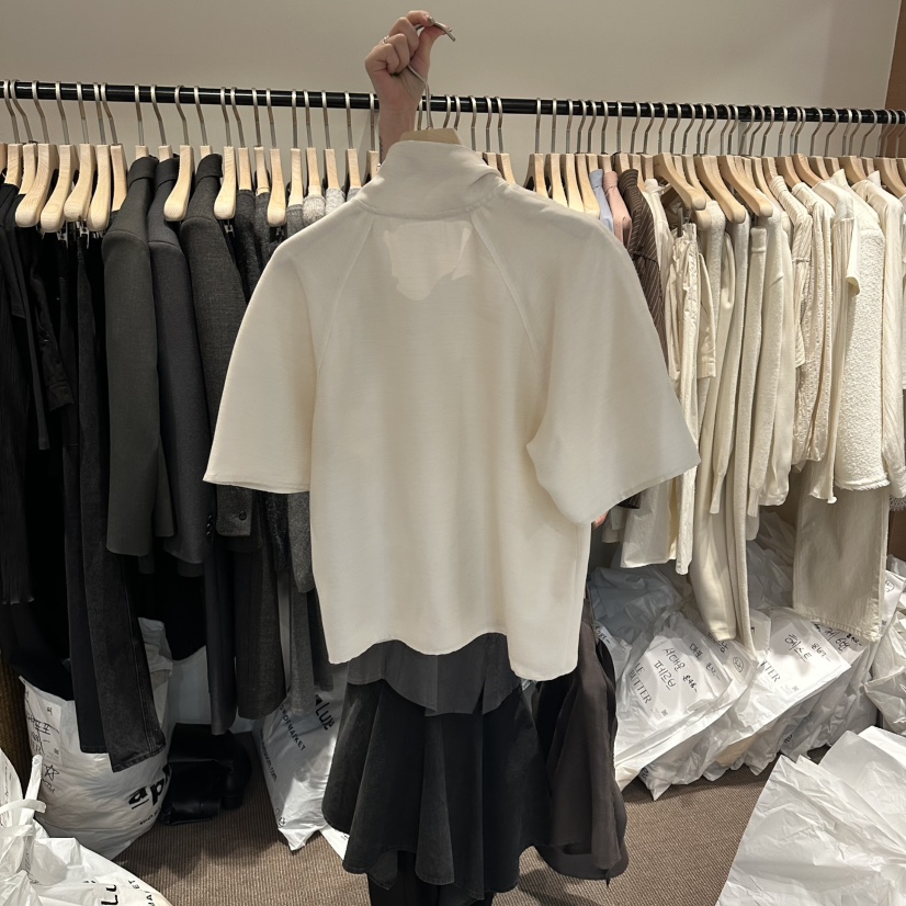 LE BUTTER韓國直郵實拍女士新款休閑26春夏時尚襯衫蕾絲衫LE BUTTER襯衫/蕾絲衫