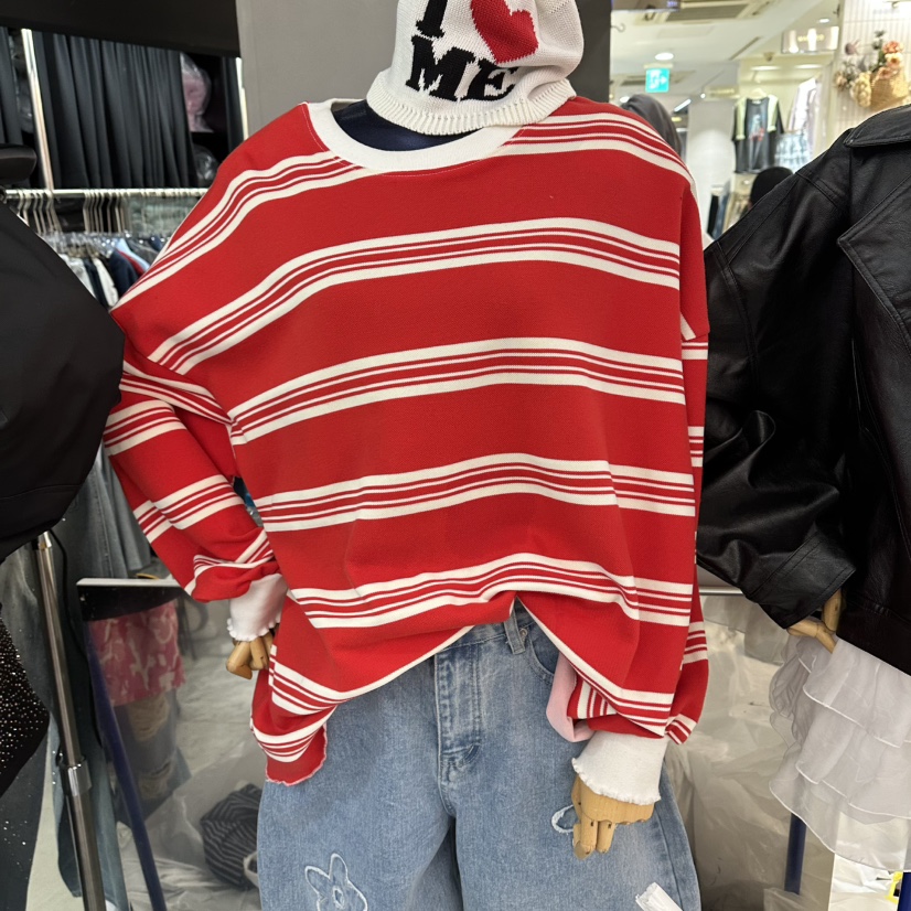 MOMAZU韓國東大門直郵女裝新款推薦26春夏人氣熱賣長袖T恤MOMAZU長袖T恤圖色1