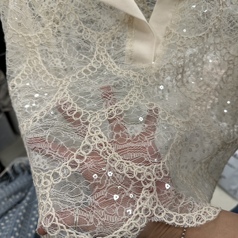 CORNER韓國東大門直郵女士新品人氣熱賣休閑26春夏襯衫蕾絲衫CORNER.302襯衫/蕾絲衫