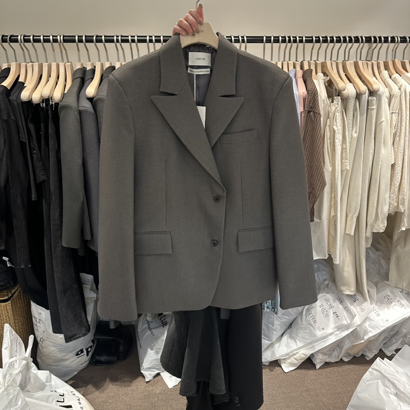 LE BUTTER韓國代購女士新款推薦職業人氣時尚熱賣26春夏夾克LE BUTTER夾克圖色1