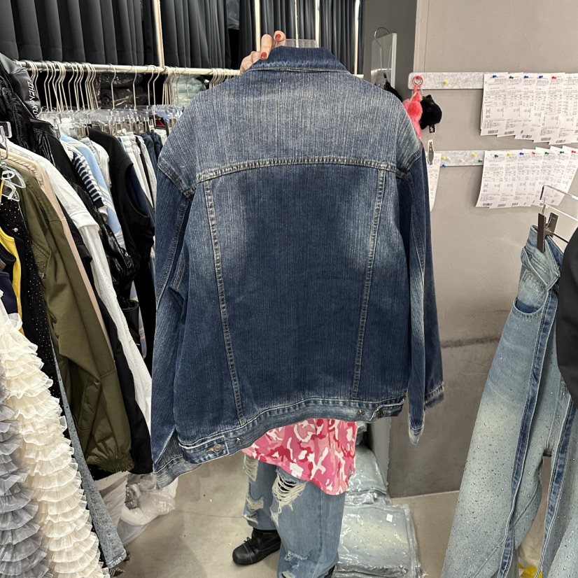 MOMAZU韓國東大門代購女士新品26春夏休閑夾克水洗牛仔布MOMAZU夾克