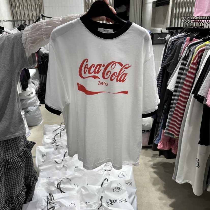 VANTA韓國東大門直郵女士新品時尚熱賣26春夏人氣職業T恤VANTAT恤圖色1