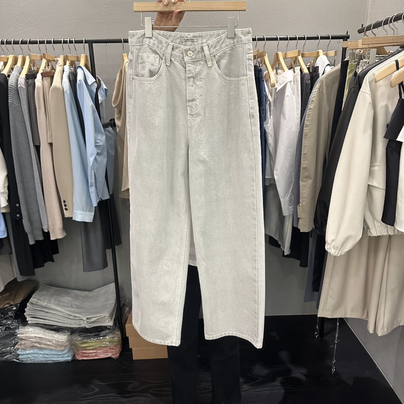 FLAMME TOIT/LUNAMDE韓國東大門代購女裝新款26春夏牛仔褲FLAMME TOIT/LUNAMDE牛仔褲圖色1