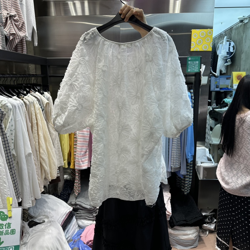 RUNWAY-런웨이韓國東大門直郵女裝新款職業時尚襯衫蕾絲衫RUNWAY襯衫/蕾絲衫