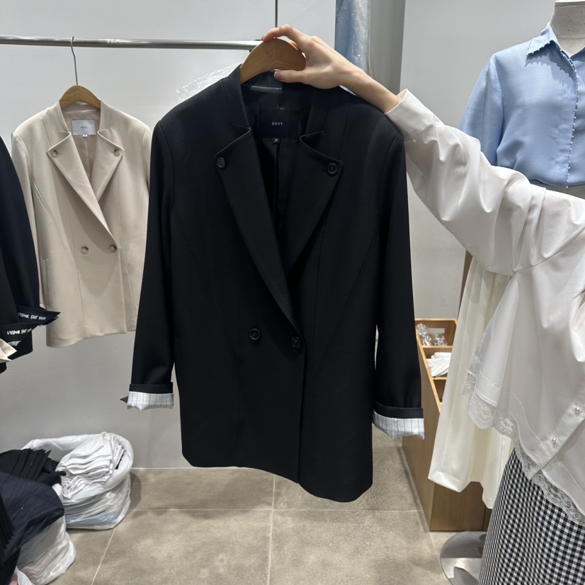 ENVY韓國直郵實拍女裝新品職業26春夏人氣時尚熱賣休閑夾克ENVY夾克圖色2