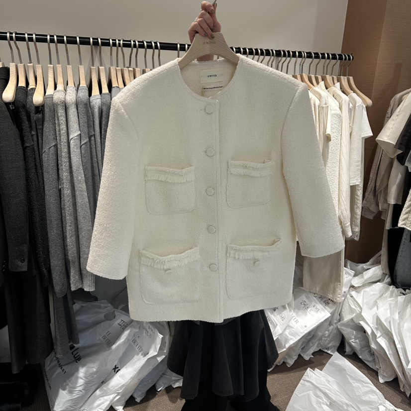 LE BUTTER韓國直郵實拍女裝新款人氣推薦時尚休閑熱賣夾克LE BUTTER夾克圖色1