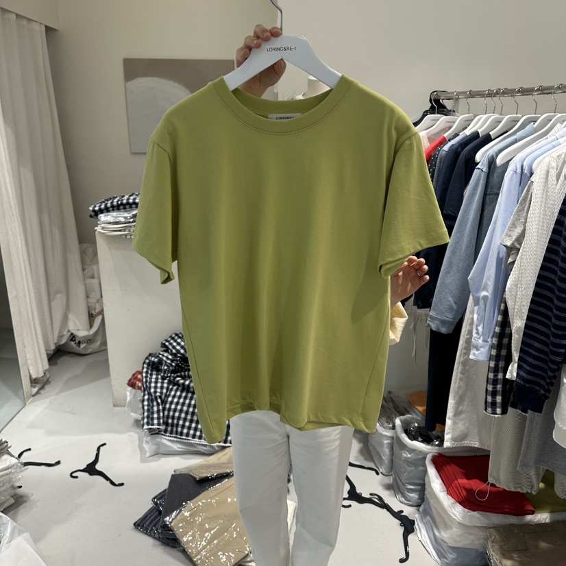 LORING RE I韓國直郵女士新品人氣熱賣休閑26春夏時尚T恤LORING RE-I/BARET恤圖色2