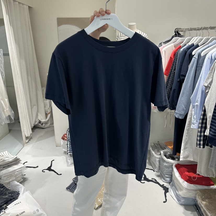 LORING RE I韓國直郵女士新品人氣熱賣休閑26春夏時尚T恤LORING RE-I/BARET恤圖色4