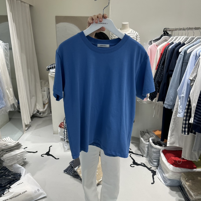 LORING RE I韓國直郵女士新品人氣熱賣休閑26春夏時尚T恤LORING RE-I/BARET恤圖色5