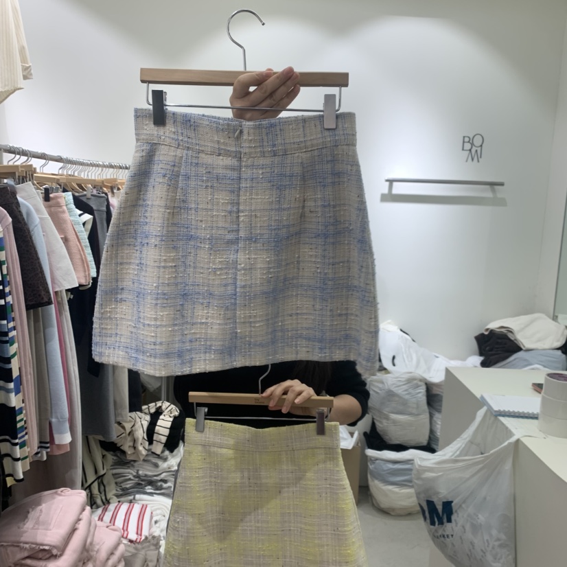 BY BOMI韓國直郵實拍女士新款推薦人氣職業26春夏休閑短裙BY BOMI短裙