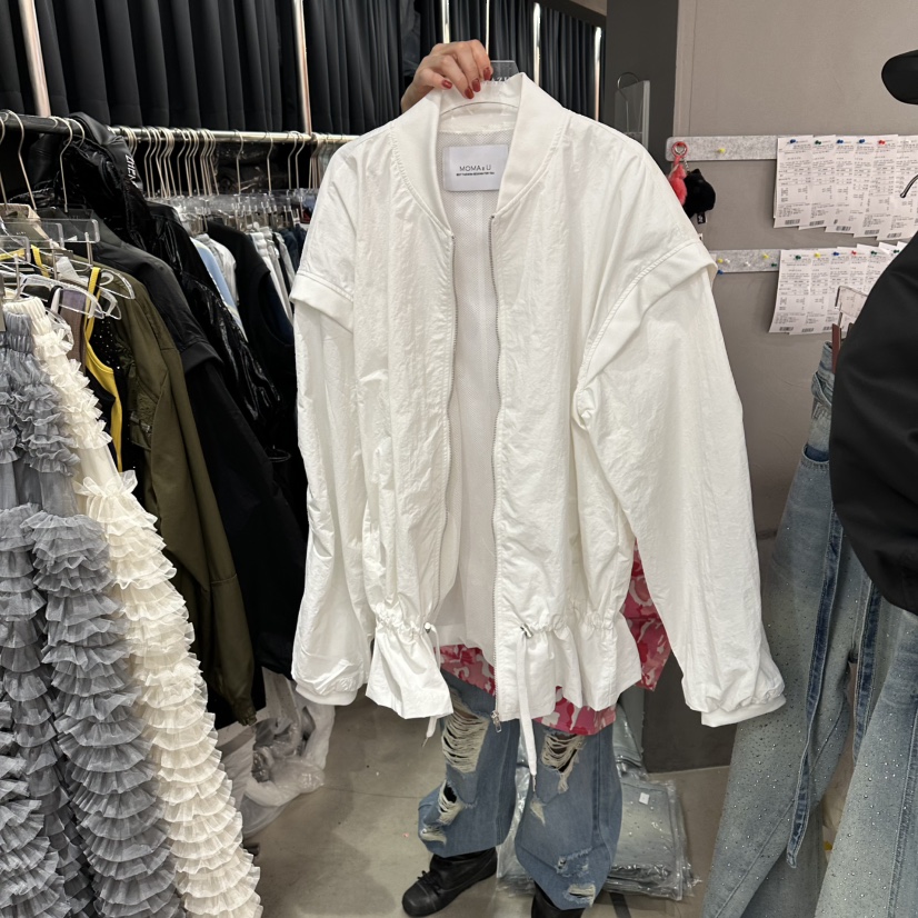 MOMAZU韓國東大門代購女士新款推薦熱賣人氣26春夏時尚夾克MOMAZU夾克圖色1