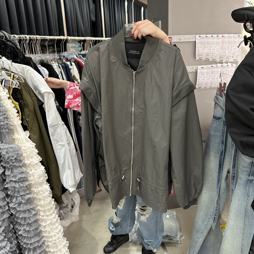 MOMAZU韓國東大門代購女士新款推薦熱賣人氣26春夏時尚夾克MOMAZU夾克圖色2