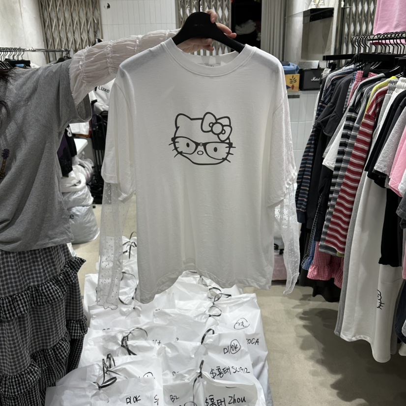 VANTA韓國東大門直郵女士新款推薦26春夏人氣時尚長袖T恤VANTA長袖T恤圖色1