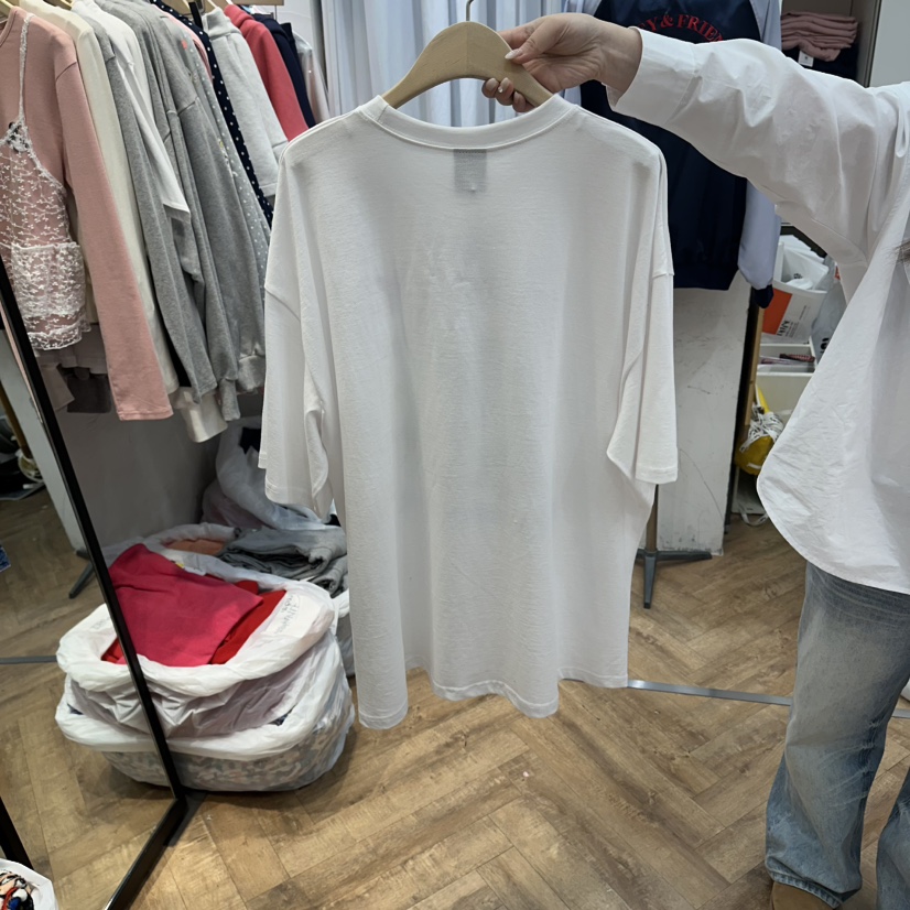 DE LINE韓國直郵實拍女裝新品休閑推薦人氣時尚熱賣職業T恤DE LINET恤