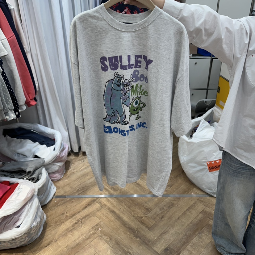 DE LINE韓國直郵實拍女裝新品休閑推薦人氣時尚熱賣職業T恤DE LINET恤圖色2