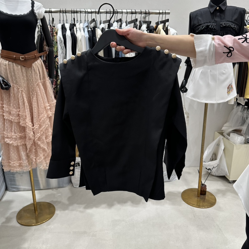 BUBBLE/LOTTIMO韓國東大門直郵女裝新款熱賣人氣襯衫蕾絲衫BUBBLE/LOTTIMO襯衫/蕾絲衫圖色2