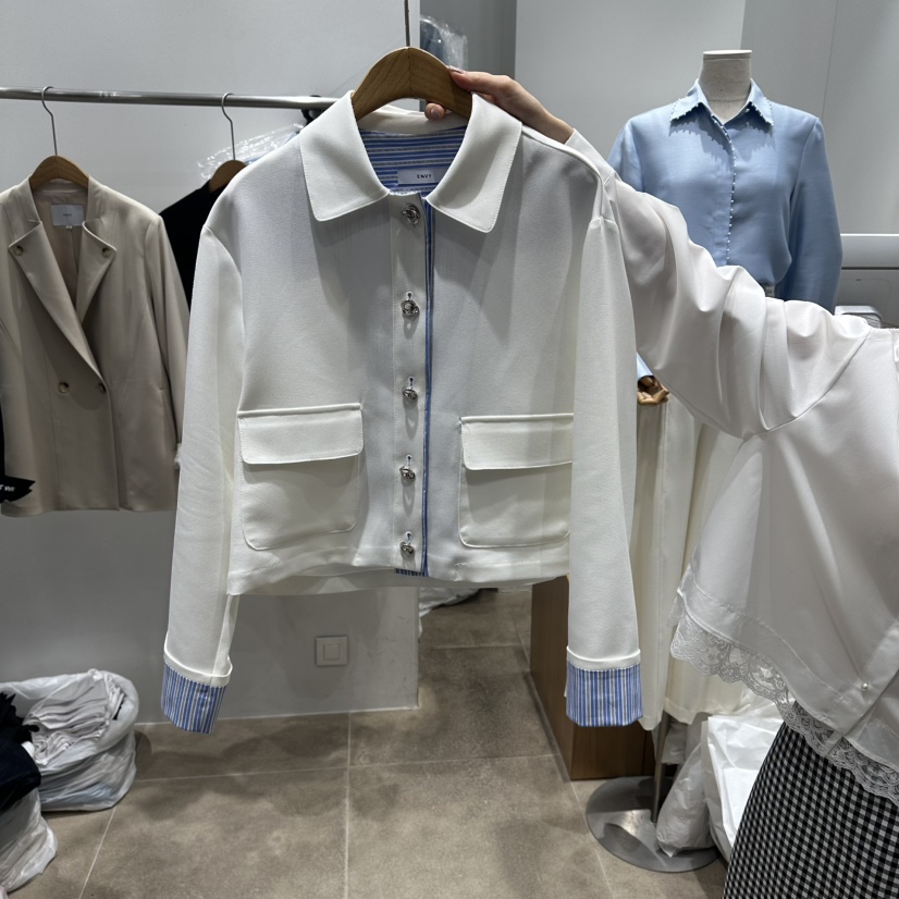 ENVY韓國直郵實拍女裝新款時尚職業熱賣26春夏推薦人氣夾克ENVY夾克圖色1