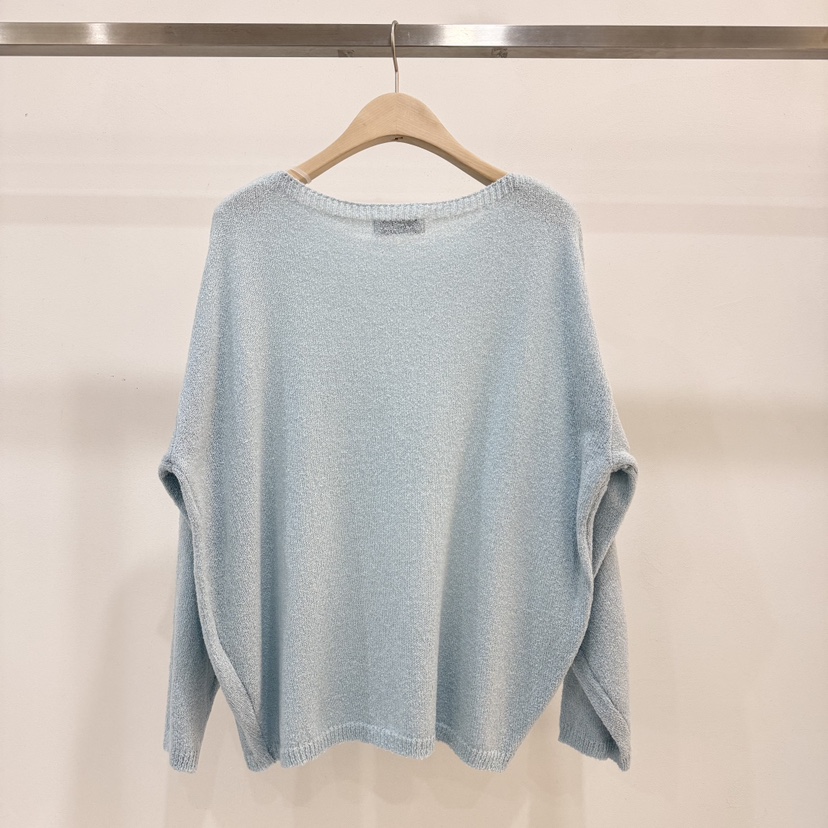 BLANC-A韓國代購女士新品26春夏時尚職業針織衫柔軟船領BLANC-A針織衫