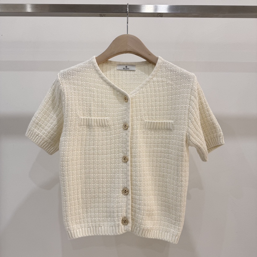 BLANC-A東大門直郵女裝新品人氣推薦職業真品針織衫粗花呢BLANC-A針織衫圖色1
