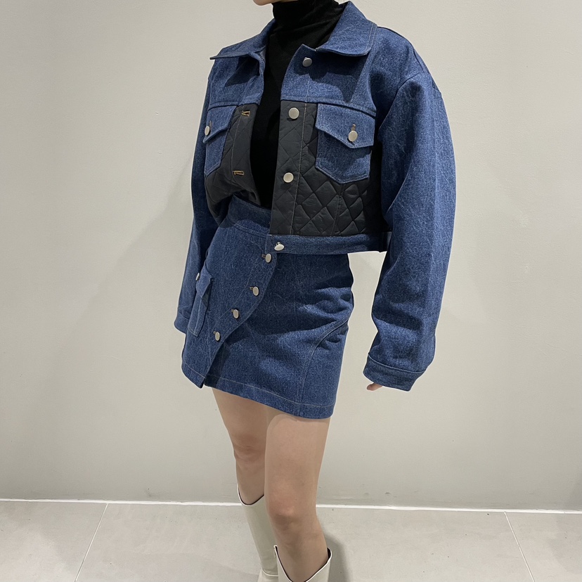 TRIPLE SEVEN韓國直郵女裝新品休閑熱賣時尚26春夏夾克絎縫TRIPLE SEVEN夾克