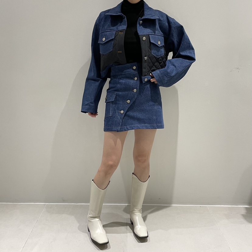 TRIPLE SEVEN韓國直郵女裝新品休閑熱賣時尚26春夏夾克絎縫TRIPLE SEVEN夾克