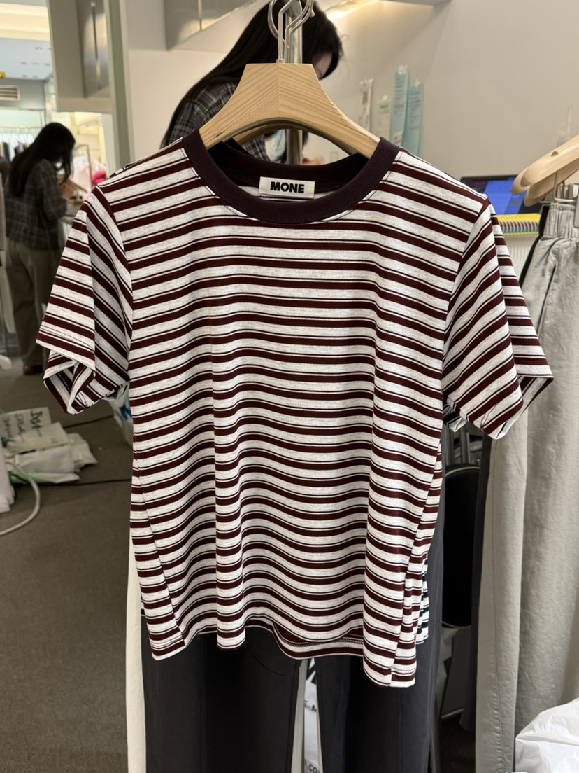 MONE-A韓國代購女士新款人氣真品推薦職業休閑熱賣時尚T恤MONE-AT恤圖色2