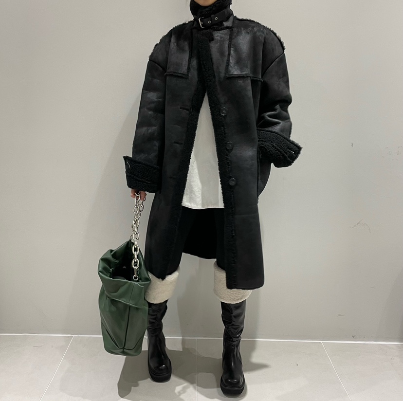 TRIPLE SEVEN韓國直郵女裝新品真品職業時尚人氣中長款大衣TRIPLE SEVEN中長款大衣