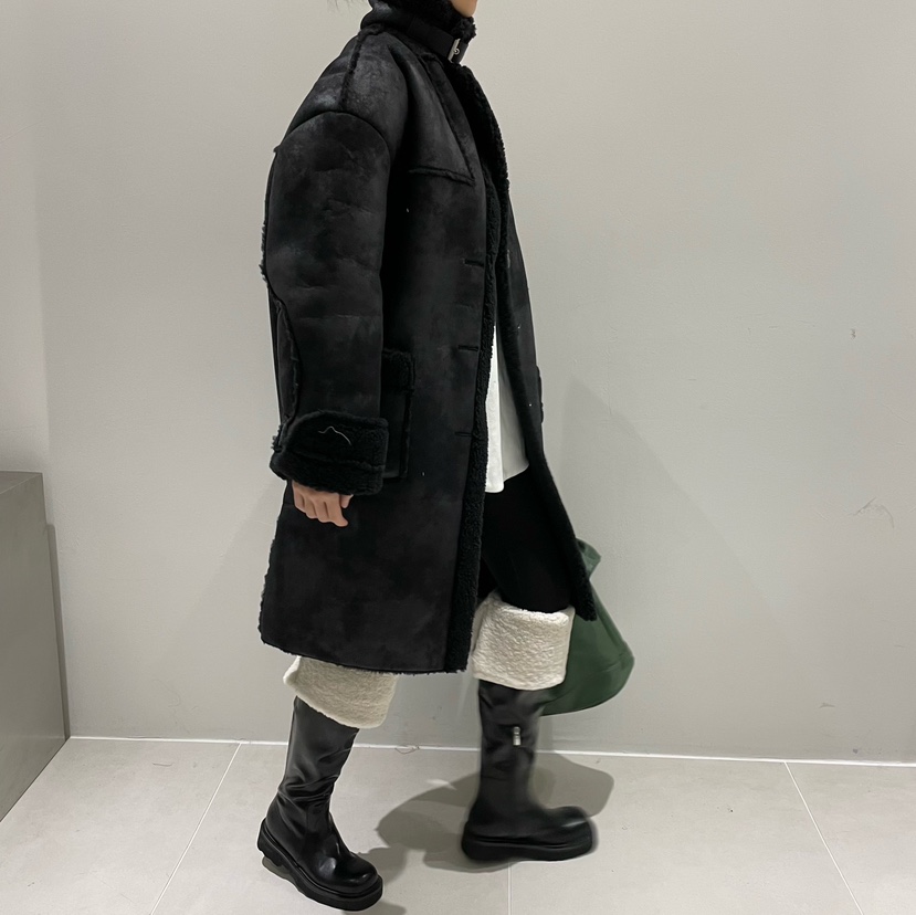 TRIPLE SEVEN韓國直郵女裝新品真品職業時尚人氣中長款大衣TRIPLE SEVEN中長款大衣