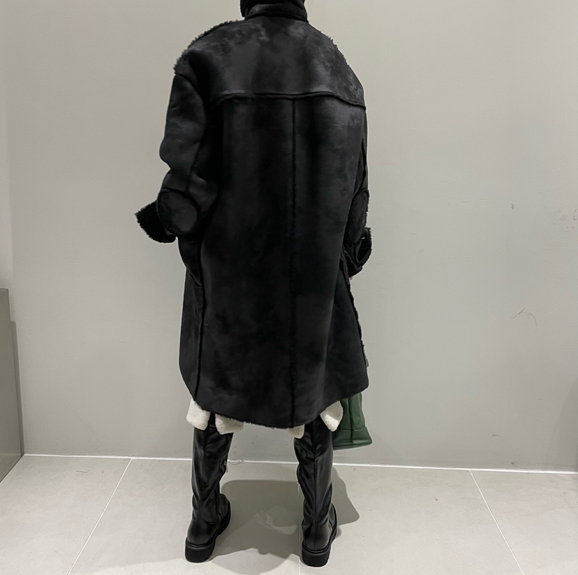 TRIPLE SEVEN韓國直郵女裝新品真品職業時尚人氣中長款大衣TRIPLE SEVEN中長款大衣