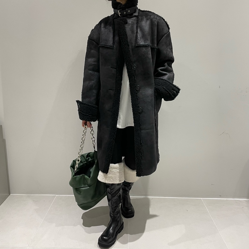 TRIPLE SEVEN韓國直郵女裝新品真品職業時尚人氣中長款大衣TRIPLE SEVEN中長款大衣