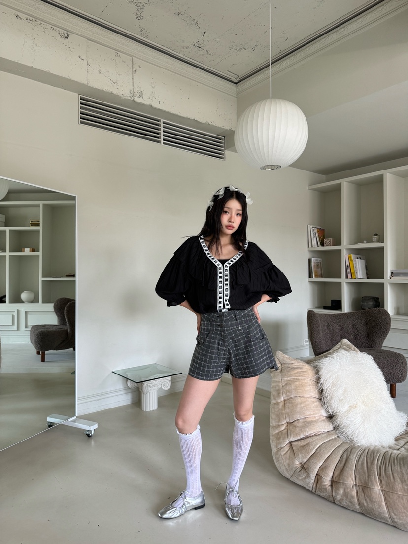 TRIPLE SEVEN東大門實拍女士新款推薦26春夏職業時尚短褲TRIPLE SEVEN短褲