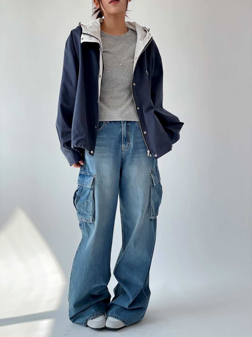 BOUND.A東大門實拍女士新品職業休閑真品人氣26春夏夾克刺繡BOUND.A夾克