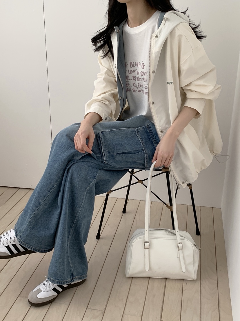 BOUND.A東大門實拍女士新品職業休閑真品人氣26春夏夾克刺繡BOUND.A夾克