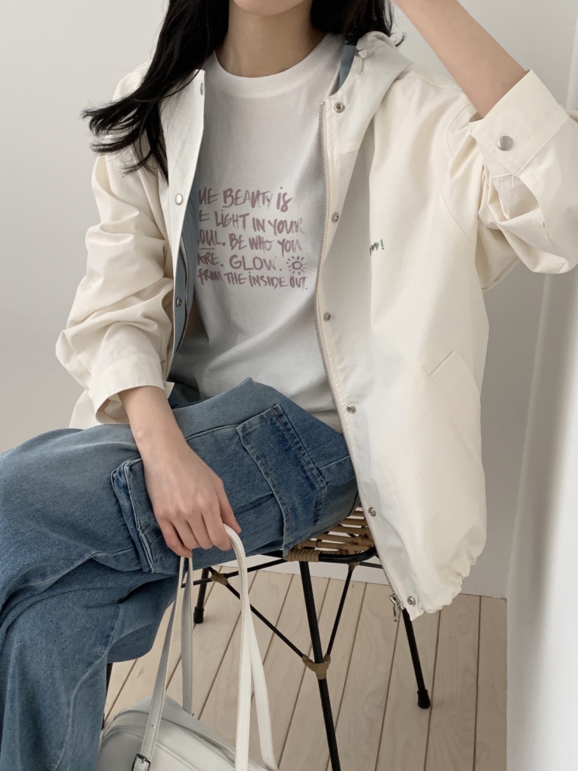 BOUND.A東大門實拍女士新品職業休閑真品人氣26春夏夾克刺繡BOUND.A夾克圖色1