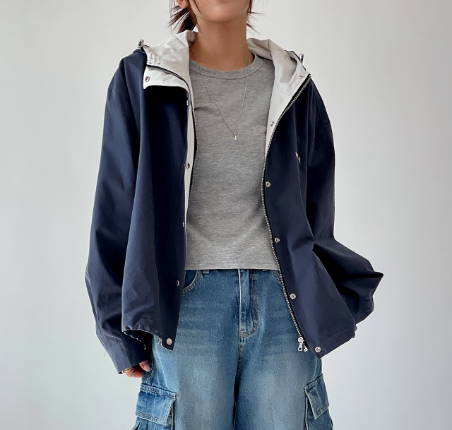 BOUND.A東大門實拍女士新品職業休閑真品人氣26春夏夾克刺繡BOUND.A夾克圖色2