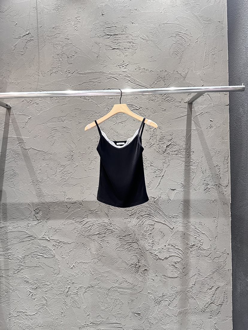 BLACK RIBBON-A韓國直郵女裝新款推薦熱賣吊帶背心蕾絲BLACK RIBBON-A吊帶/背心圖色2