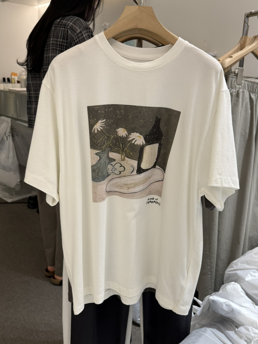 MONE-A韓國代購女裝新款時尚人氣26春夏真品休閑職業T恤MONE-AT恤圖色1