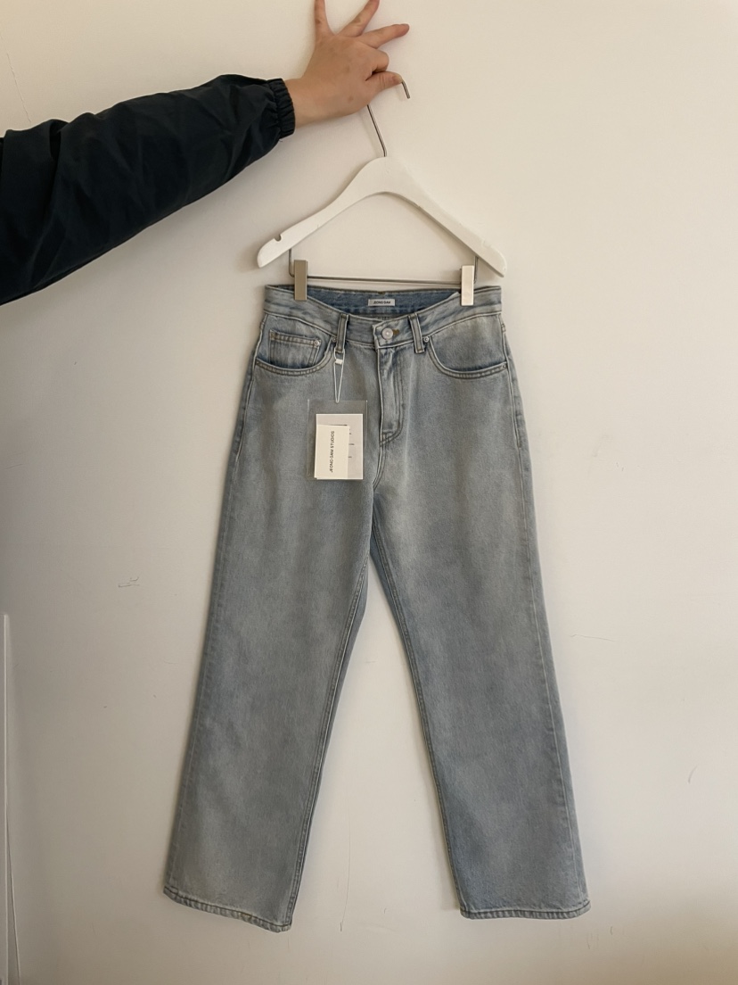 JEONG GAM STUDIOS韓國直郵女士新品休閑熱賣真品牛仔褲JEONG GAM STUDIOS牛仔褲圖色1