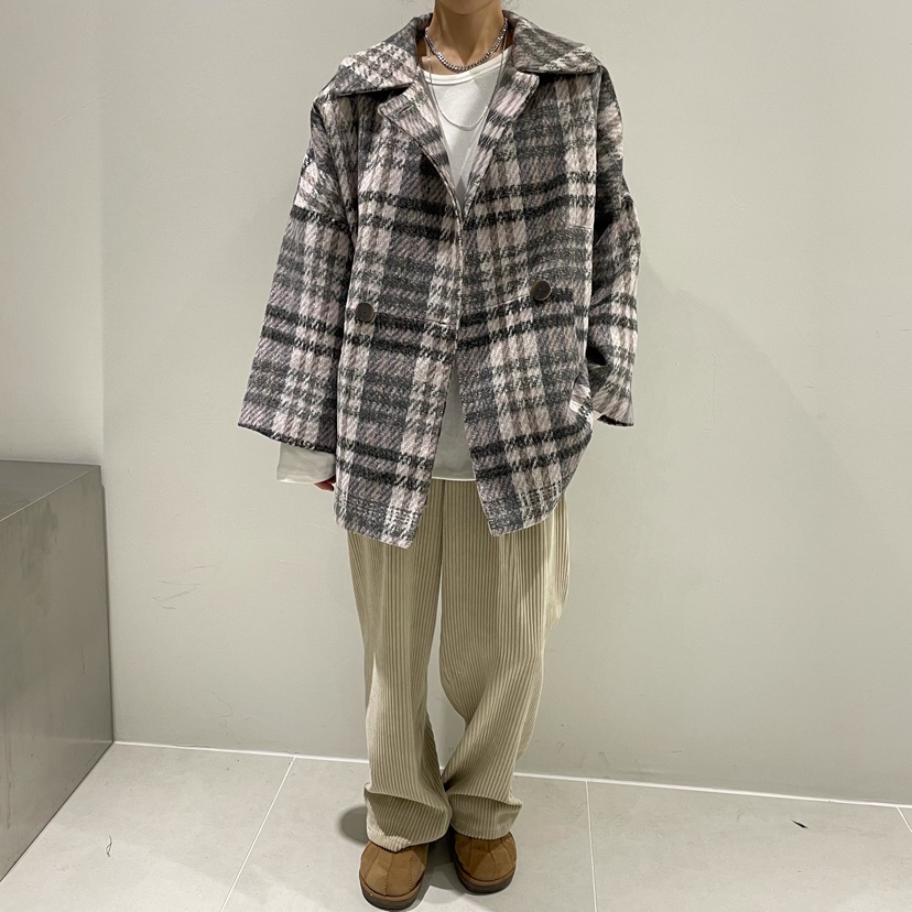 TRIPLE SEVEN東大門直郵女士新款推薦時尚熱賣真品短款大衣TRIPLE SEVEN短款大衣