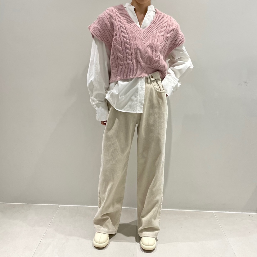 TRIPLE SEVEN東大門實拍女裝新品時尚職業吊帶背心馬海毛TRIPLE SEVEN吊帶/背心